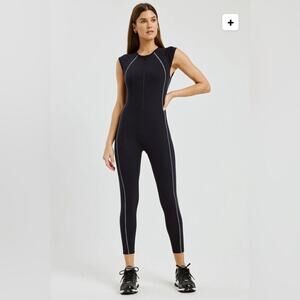 Year of Ours Jumpsuit XL Night Track black scuba